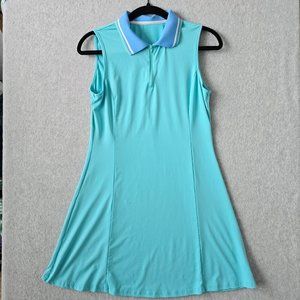 FREEYE Womens Sz S Sleeveless Golf Tennis Dress Preppy Active AthleisurePullover